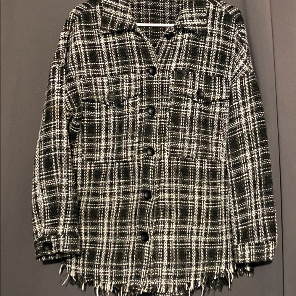 HYFVE PLAID BLAZER jacket shirt Size M